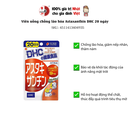 Viên uống chống lão hóa Astaxanthin DHC 20 ngày gói 20 viên