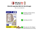 Viên uống bổ sung kẽm DHC 60 ngày gói 60 viên
