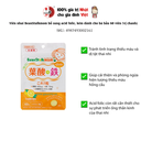 Viên nhai BeanStalkmom bổ sung acid folic, kẽm dành cho bà bầu 60 viên (vị chanh)