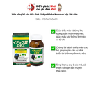 Viên uống bổ não Ginkgo Biloba Maruman hỗ trợ tiền đình hộp 100 viên
