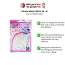 Chỉ nha khoa Fresh Fross Pick White 50 cái