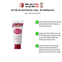 Gel tẩy da chết Rosette 120g - Đỏ (Da khô)