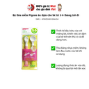 Bộ thìa mềm Pigeon ăn dặm cho bé từ 5-6 tháng tuổi