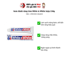 Kem đánh răng Lion White &amp; White tuýp 150g