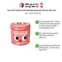 Kẹo biếng ăn cho bé Mama Ramune vị dâu 200 viên (mẫu mới)