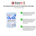 Sản phẩm dinh dưỡng cho trẻ từ 9 -36 tháng tuổi - Wakodo Gungun Infant Formula
