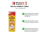 Siro ho Taisho S chó mèo cho bé từ 3 tháng - 6 tuổi 120ml