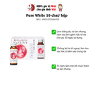 Nước uống trắng da Shiseido Pure White bổ sung Collagen 50ml x 10 chai