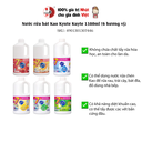 Nước rửa bát Kao Kyute Kuyte 1380ml (6 hương vị)