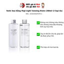 Nước hoa hồng Muji Light Toning Water 200ml (2 loại da)