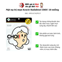 Mặt nạ trị mụn Kracie Hadabisei CHOI! 10 miếng