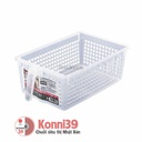 Khay nhựa Sanada đựng có tay cầm-Trong