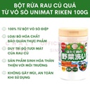 Bột rửa rau củ Unimat