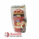 Bình nước LEC Anpanman cho bé kèm ống hút có nắp bật 400ml