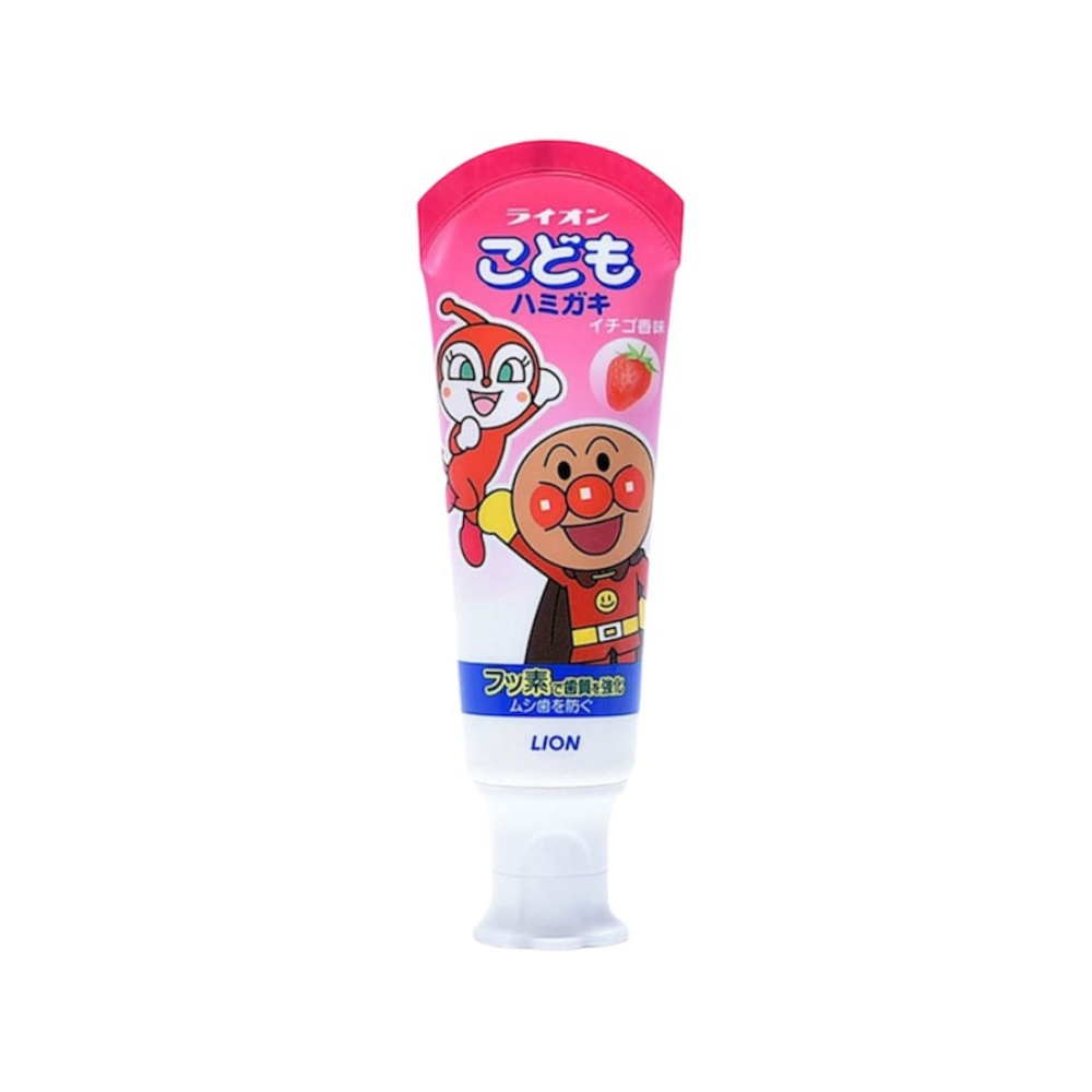Kem đánh răng trẻ em Lion 40g - vị dâu tây