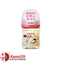Bình sữa Pigeon cổ rộng nhựa PPSU thế hệ thứ 3 160ml Gấu