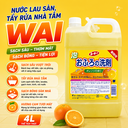 Nước lau sàn, tẩy rửa nhà tắm Wai can 4L