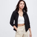 Áo chống nắng Uniqlo Airism (BẢN THOẢI MÁI) (MẪU MỚI) - màu 09 Black (nhiều size)