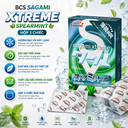 Bao cao su Sagami Xtreme Spearmint mùi hương bạc hà hộp 3 chiếc