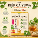 Trà diếp cá Yuwa thanh lọc cơ thể, giúp da mịn màng gói 60 túi lọc