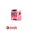Bao Cao Su Okamoto 0.03 Hyaluronic Acid siêu mỏng giữ nhiệt hộp 3 cái