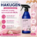 Xịt làm thơm và khử mùi quần áo Hakugen Earth Seisuika 400ml (Hương hoa tươi mát)