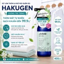 Xịt làm thơm và khử mùi quần áo Hakugen 400ml (Hương trà trắng)
