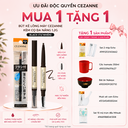 Bút kẻ lông mày Cezanne Eyebrow kèm cọ đa năng 1.2g (Black)