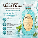 Dầu gội kiểm soát dầu Moist Diane Extra Fresh &amp; Hydrate