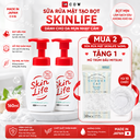 Sữa rửa mặt tạo bọt dành cho da mụn Cow Skinlife 160ml