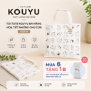 Túi Tote Kouyu đa năng hoạ tiết những chú cún size M