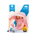 Mũ chống nắng Clover 360° 4WAY UPF50+ (hồng cam)