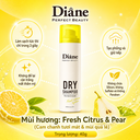 Dầu gội khô Diane Perfect Beauty Dry Shampoo  Fresh Citrus &amp; Pear 40g