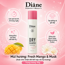 Dầu gội khô Diane Perfect Beauty Dry Shampoo  Fresh Mango &amp; Musk 95g