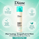 Dầu gội khô Diane Perfect Beauty Dry Shampoo Grapefruit &amp; Mint 95g