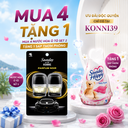 Nước hoa ô tô cao cấp Sawaday for Car Homme - Hương Parfum Noir (Hộp 2 chai kẹp cửa gió)