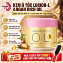 Mặt nạ ủ tóc Argan LUCIDO-L EX Hair Mask 220 g - Dành cho tóc hư tổn