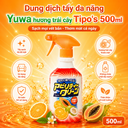 Dung dịch tẩy đa năng Yuwa hương trái cây Tipo's 500ml