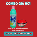 Combo01 Nước tẩy rửa 00118 - Bát ăn 0710