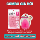 Găng tay cao su 70440 - Miếng rửa mặt 88631