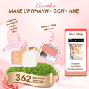 Combo make up Phấn phủ - phấn má Cezanne (tặng mút trang điểm)