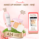 Combo make up Kem lót - phấn phủ chống nắng Cezanne (tặng mút trang điểm)