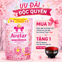 Nước giặt xả Avatar hương hoa anh đào (3kg)