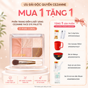 Phấn trang điểm và bắt sáng Cezanne Face Eye Palette (Màu 01 Pure Coral)