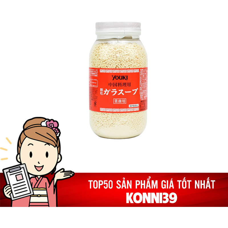Hạt nêm Youki chiết xuất xương gà và rua củ 500g