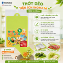 Thớt dẻo Inomata - thái hoa quả màu xanh
