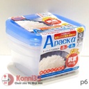 Set 3 hộp nhựa Yamada vuông 400ml