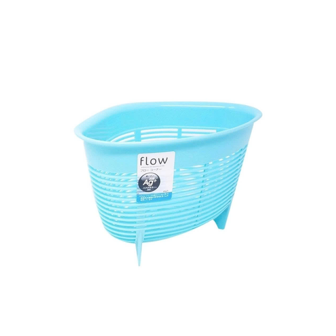 Giỏ nhựa Inomata màu xanh