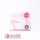 Cốc tập uống Richell 3 giao đoạn có tay cầm cho bé từ 6 tháng 150ml - màu hồng tím