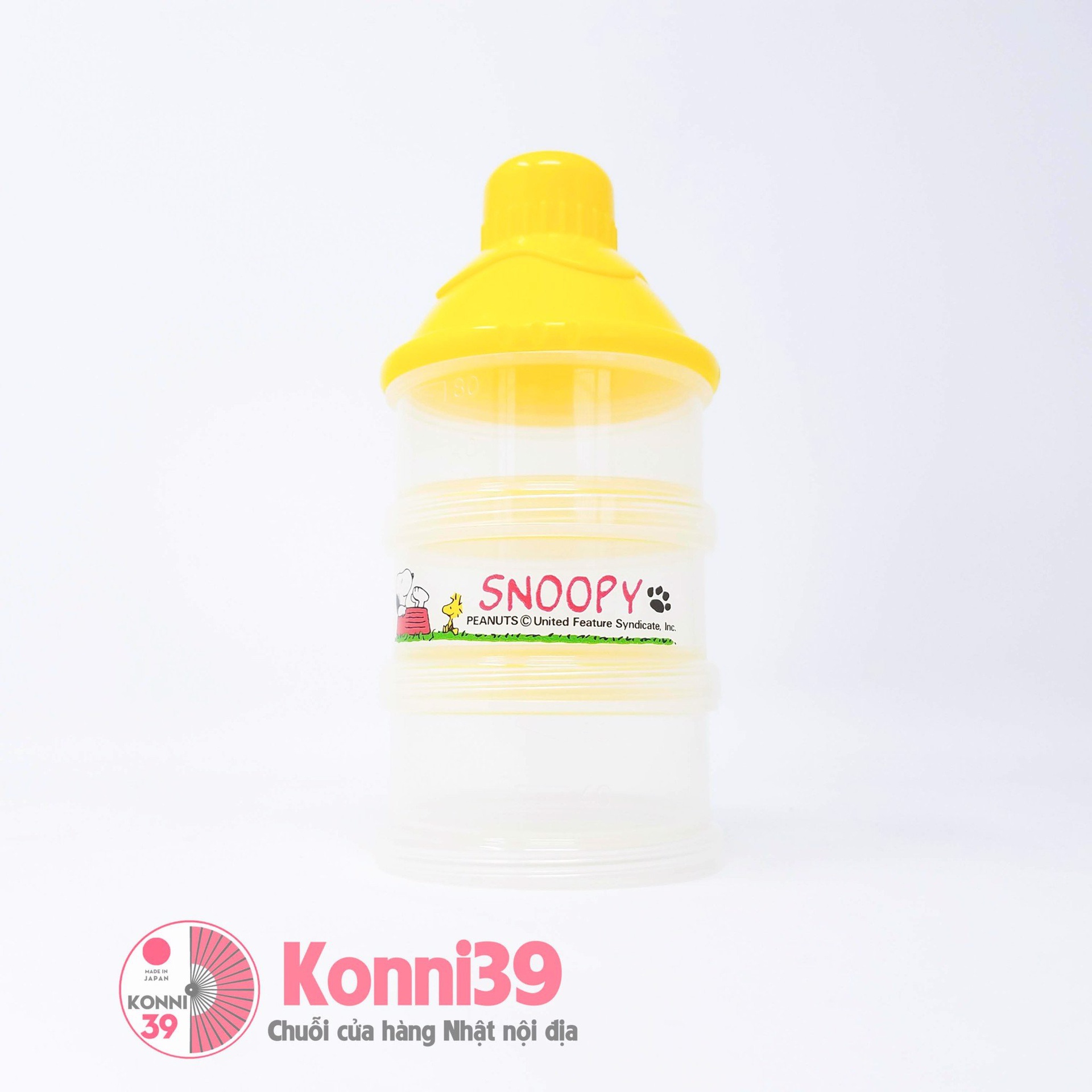 Bình chia sữa Richell 3 ngăn hình Snoopy 80ml